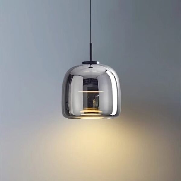 Suspension en verre design nordique