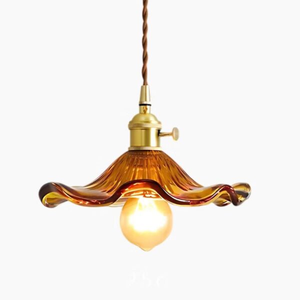 Suspension en forme de fleur style vintage