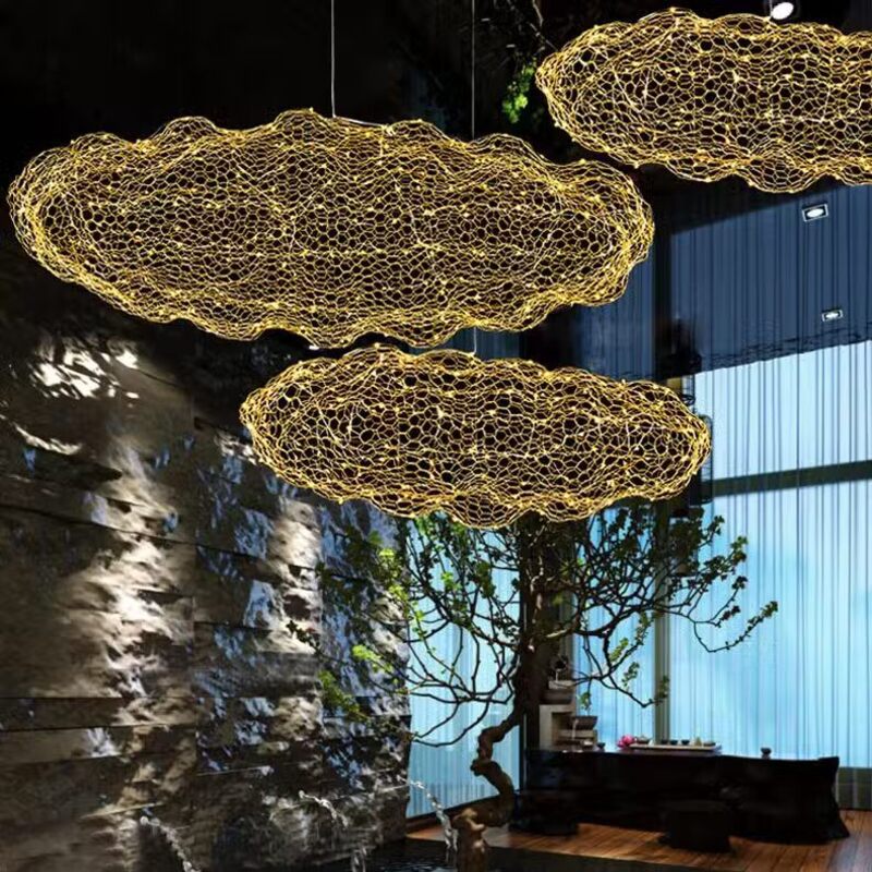 Suspension design en forme de nuage