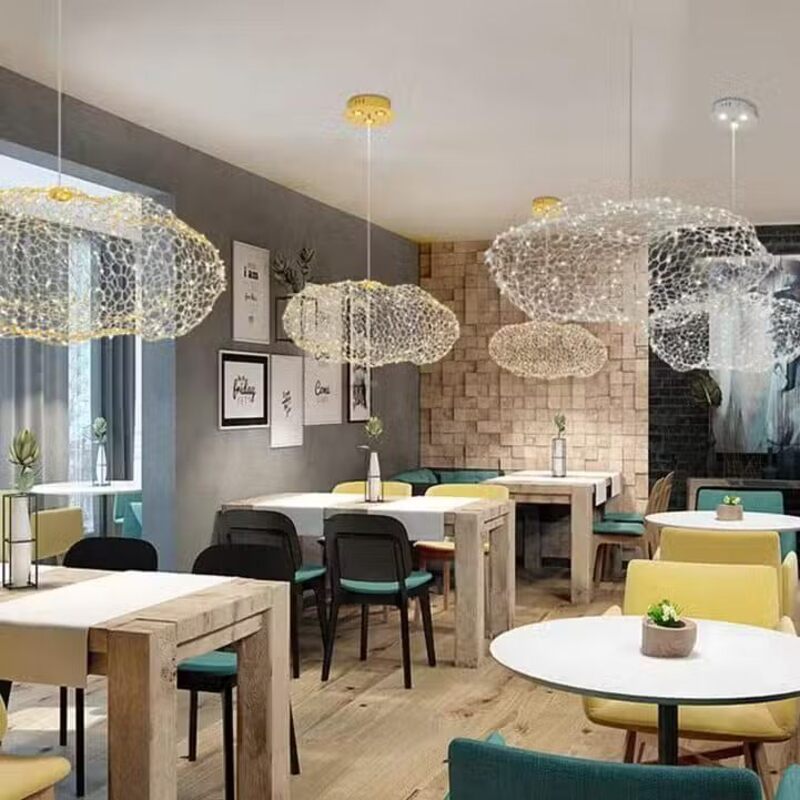 Suspension design en forme de nuage