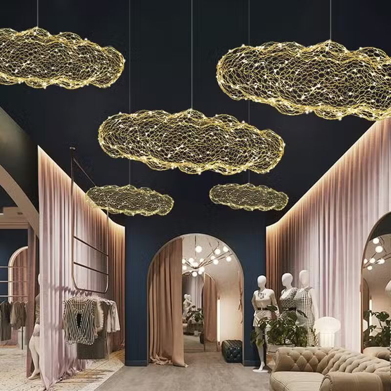 Suspension design en forme de nuage