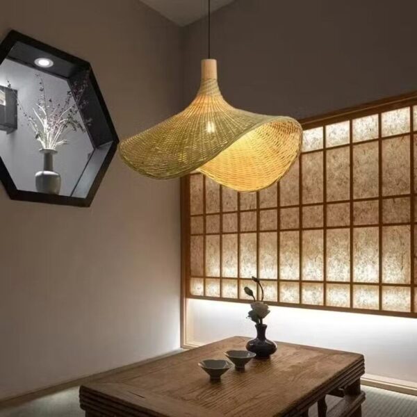 suspension en bambou style Bali