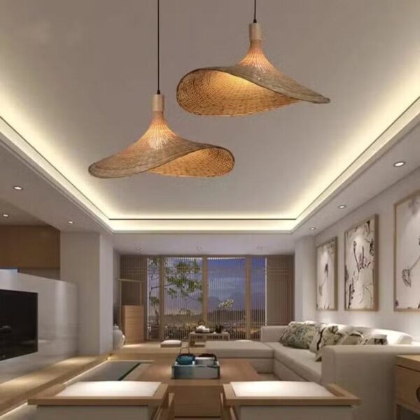suspension en bambou style Bali