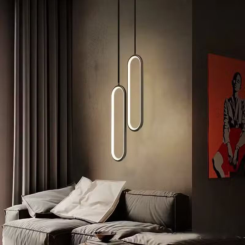 Suspension ovale design minimaliste