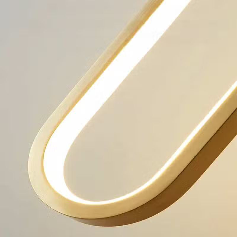 Suspension ovale design minimaliste