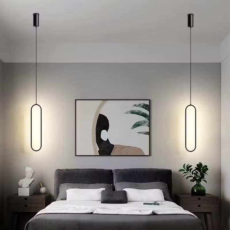 Suspension ovale design minimaliste