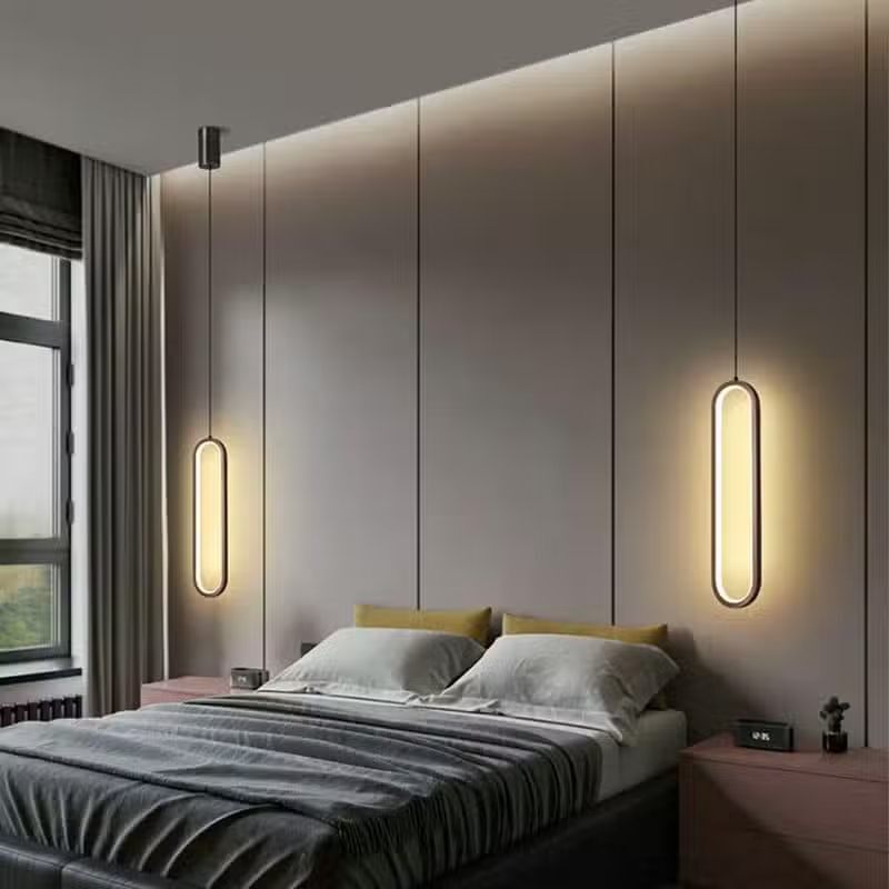 Suspension ovale design minimaliste