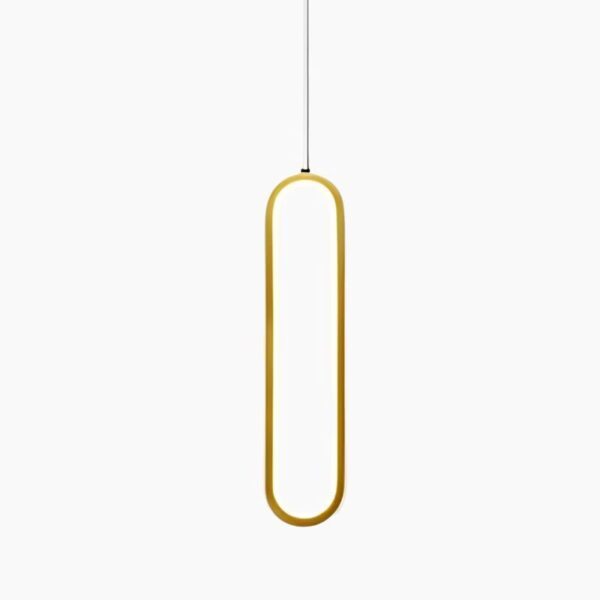 Suspension ovale design minimaliste
