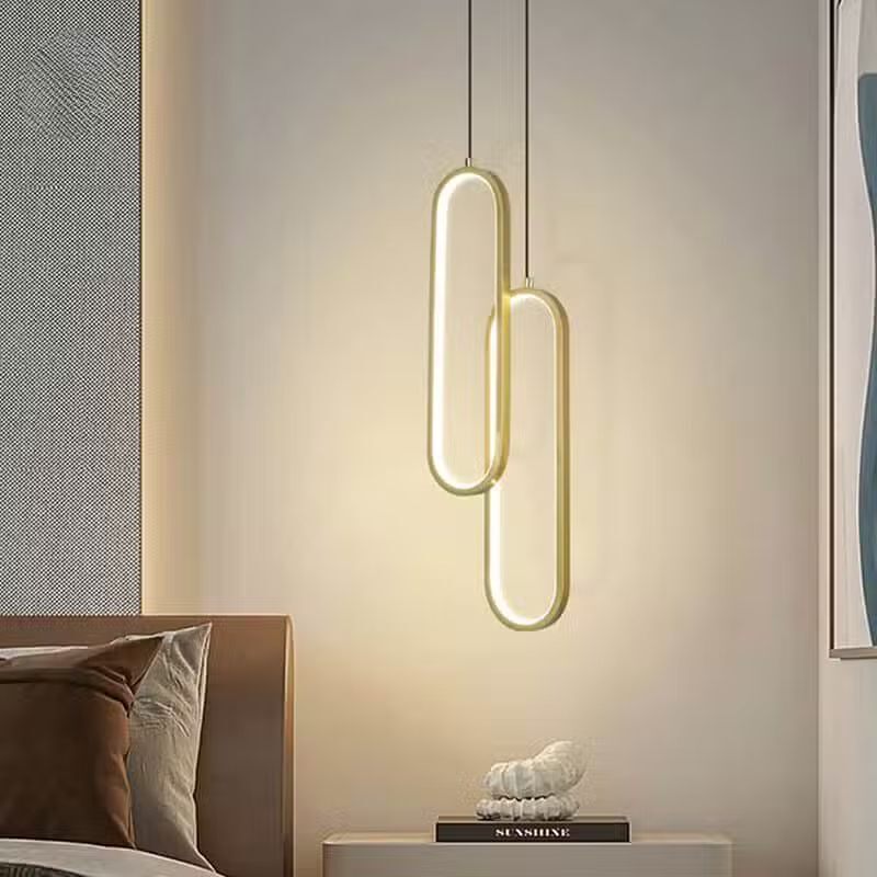 Suspension ovale design minimaliste