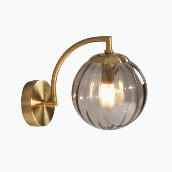 Applique murale LED moderne en verre