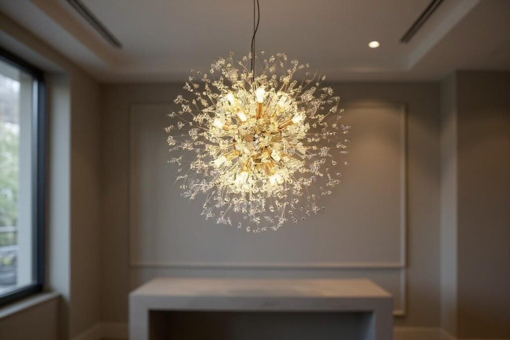 lustre suspendu pissenlit