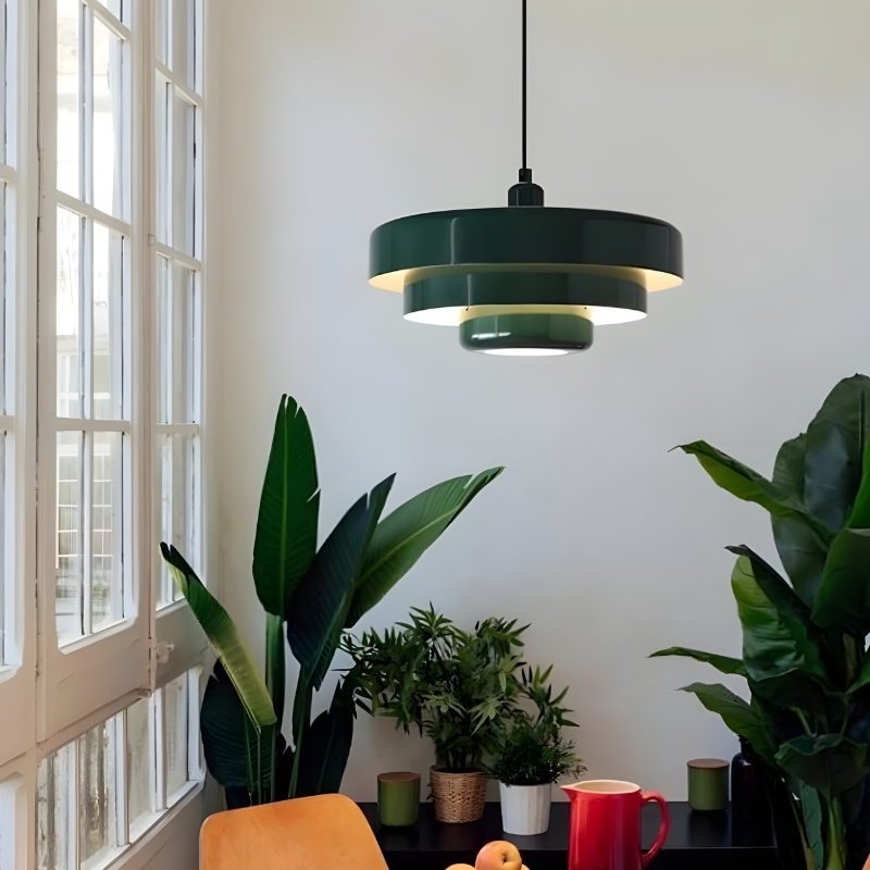 Plafonnier-Lustre_danois_coloré_au_style_rétro_1