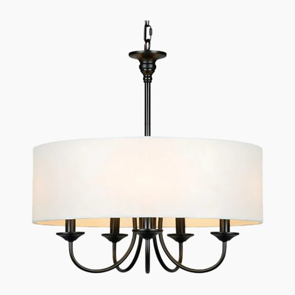 Plafonnier chandelier au design classique revisité