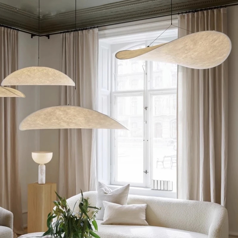 Plafonnier minimaliste en tissu de style nordique – Image 2
