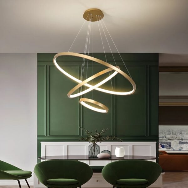 Plafonnier LED circulaire au design moderne