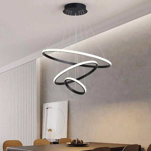 Plafonnier LED circulaire au design moderne