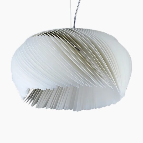 Plafonnier-Lustre au design moderne effet spiral