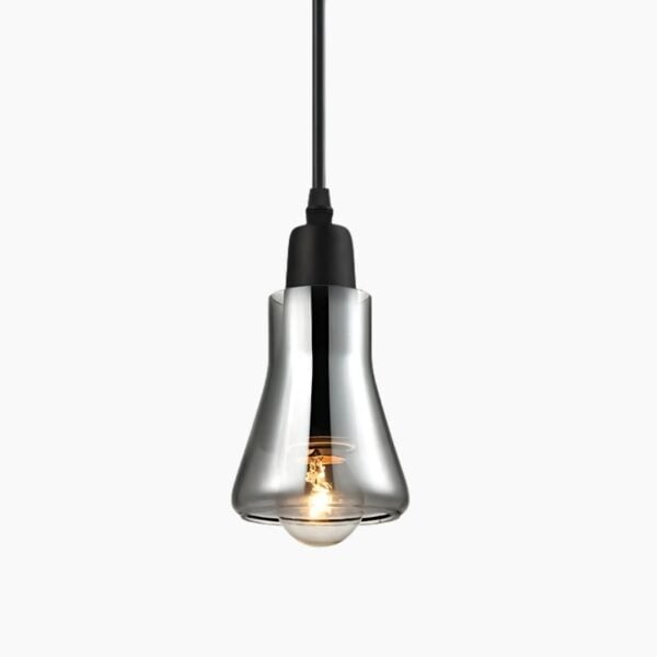 Plafonnier-lampe en verre au design nordique