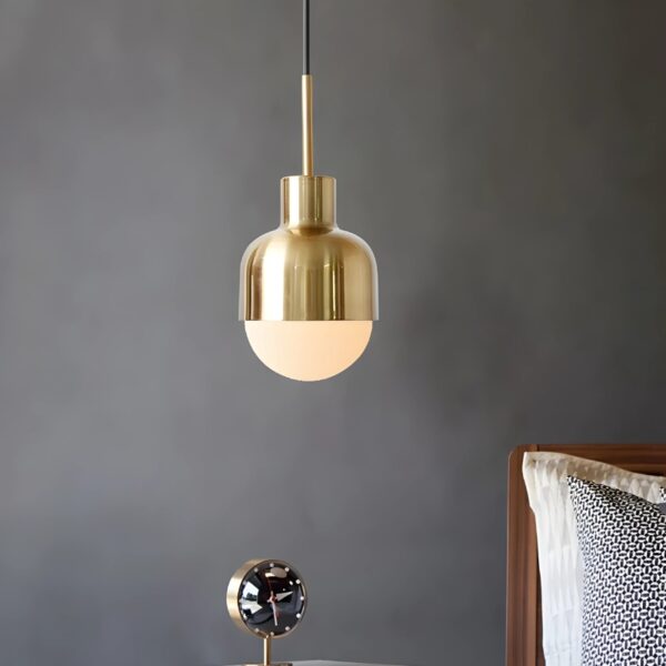 Plafonnier-lampe suspendu en métal au style nordique
