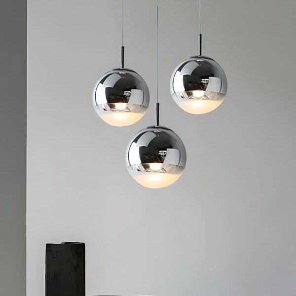 Plafonnier-lampe suspendu moderne en forme de boule