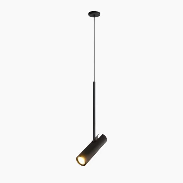 Plafonnier suspendu orientable au design minimaliste