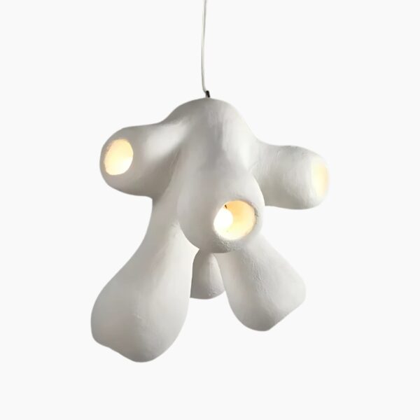 Plafonnier artistique au style abstrait moderne