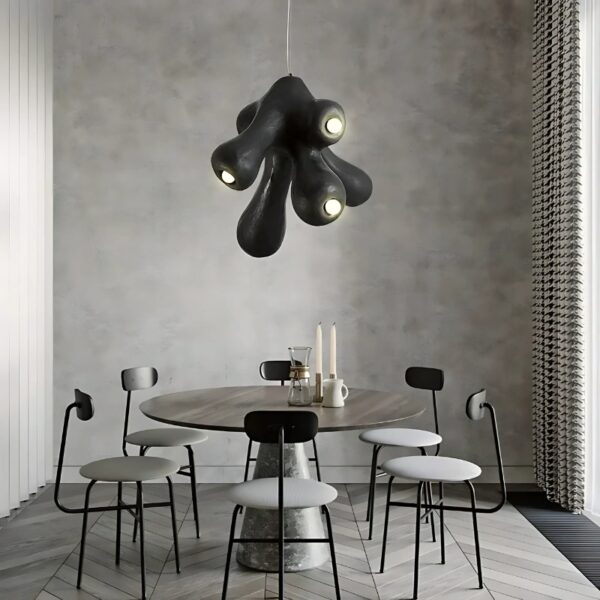 Plafonnier artistique au style abstrait moderne