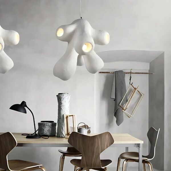 Plafonnier artistique au style abstrait moderne