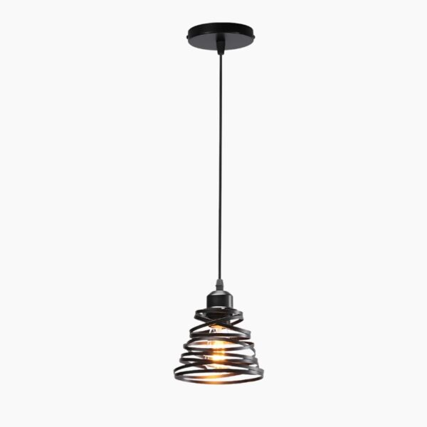 Plafonnier suspendu moderne au design rétro industriel